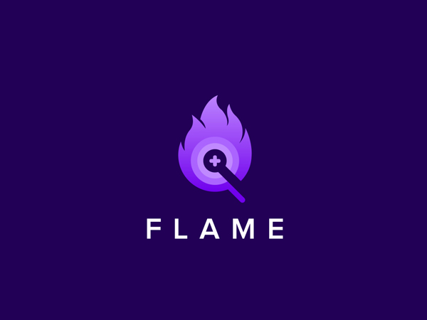 以火焰为造型的logo设计_上海logo设计公司
